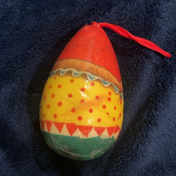 Vintage Paper Mache Kitschy Snowman, Santa Claus and Clown Ornaments - Picture 2 of 7